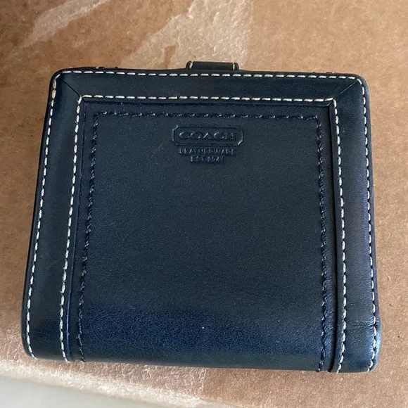 Coach purse handbag black 13"×10" with wallet - Picture 4 of 16